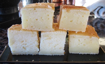Butter Mochi Cake Recipe, Whats Cooking America