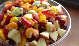 123 Fruit Salad prep