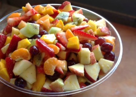 Fruit Salad with 1-2-3 Dressing Recipe, Whats Cooking America