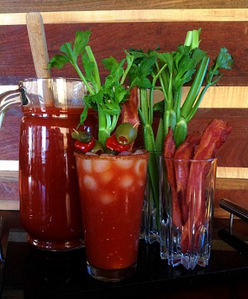 Bacon Infused Bloody Mary Cocktail