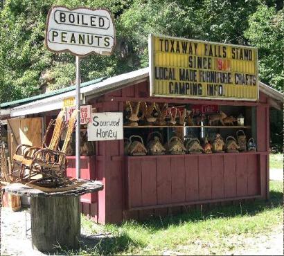 local store front that sells boiled peanuts