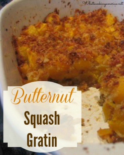 Butternut Squash Gratin Recipe, Whats Cooking America