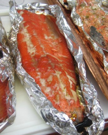 Grilled Candied Salmon
