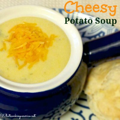 Creamy Cheese Potato Soup Recipe Whats Cooking America