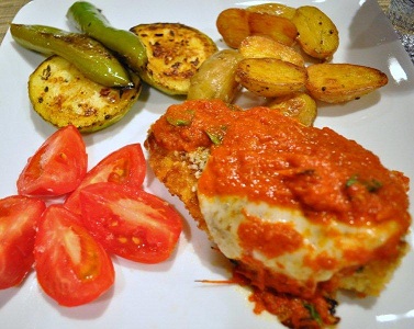 Herb-Infused Chicken Parmesan