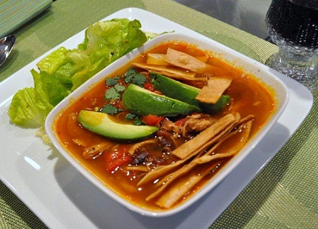 Chicken Soup with Peppers