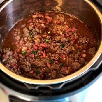 Chili Con Carne in Instant Pot pressure cooker