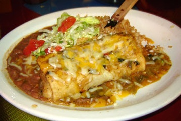 Chimichanga - Menu - The Mexico Cafe - Mexican Restaurant in CA