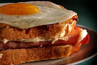 Croque Madame Egg Sandwich