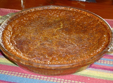 Crustless Custard Pie