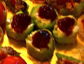 Goat Cheese and Fig Cucumber