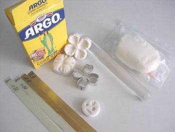 Dogwood Cake supplies laid out on a white surface