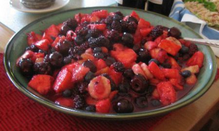 Fruit Salad with 1-2-3 Dressing Recipe, Whats Cooking America