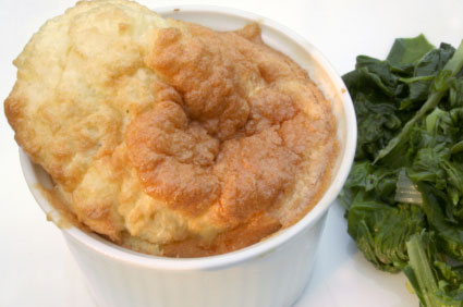 Garlic Parmesan Souffle