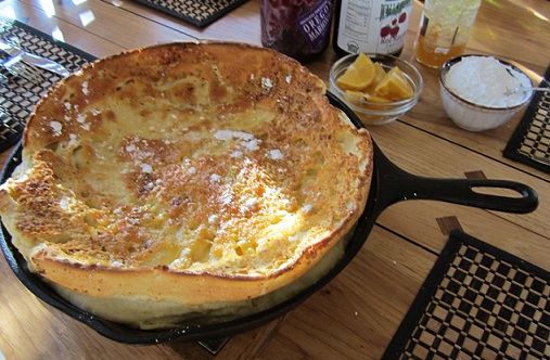 Cast Iron German Pancake: Skillet or Dutch Oven - Mountain Kitchen