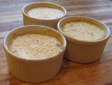 Baked Ginger Custard