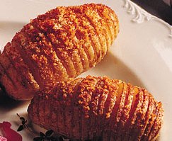 Hasselback Potatoes Recipe, Whats Cooking America