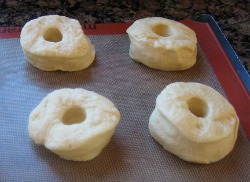 unbaked doughnuts