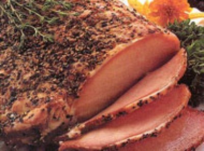close up image of Herb Crusted Ham