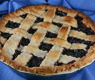 Baked Huckleberry Pie