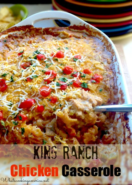 King Ranch Chicken Casserole, Whats Cooking America