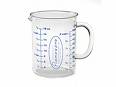 Glass liquid measuring cup