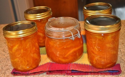 Orange Marmalade Jars