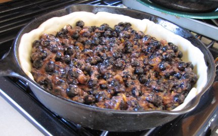 Blueberry Pie read to bake