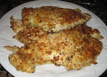 crusted parmesan chicken breast