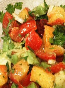 Peach Avocado Salsa