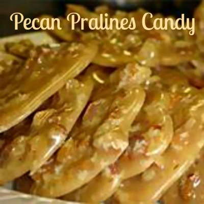 Pecan Pralines arranged on a plate