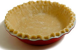 Perfect Pie Crust in a pie tin