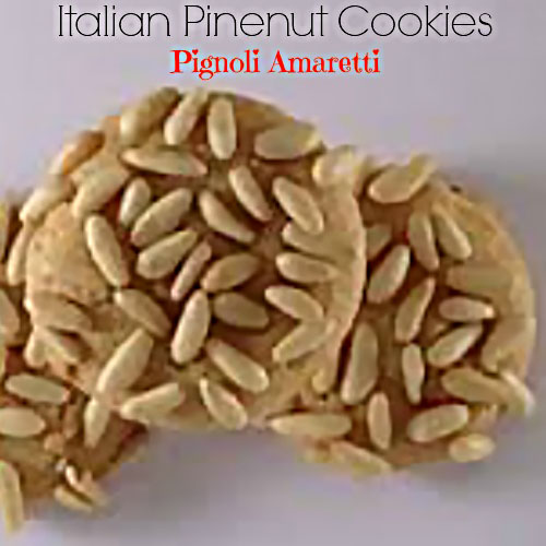 Italian Pignoli Amaretti Cookies