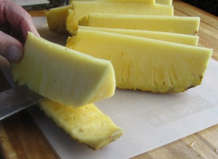 cut pineapple