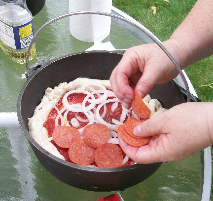 Dutch Oven Pizza