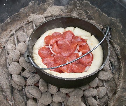 Dutch Oven Pizza - Kitchen Confidante®