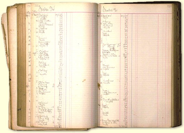 Platt Ledger Books