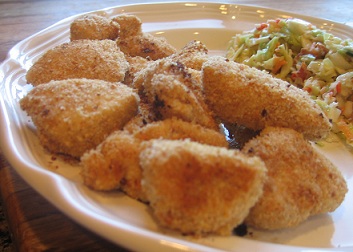 Baked Popcorn Chicken