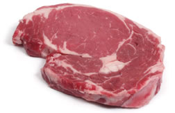 Raw Ribeye Steak