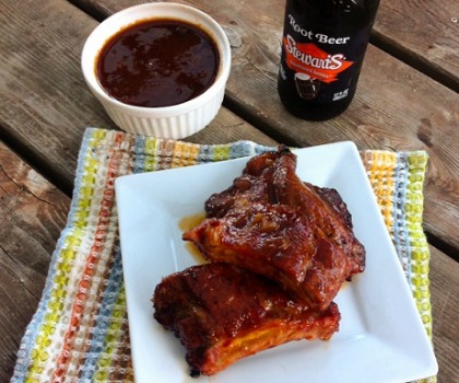  Root Beer Barbecue Sauce served on a picnic table