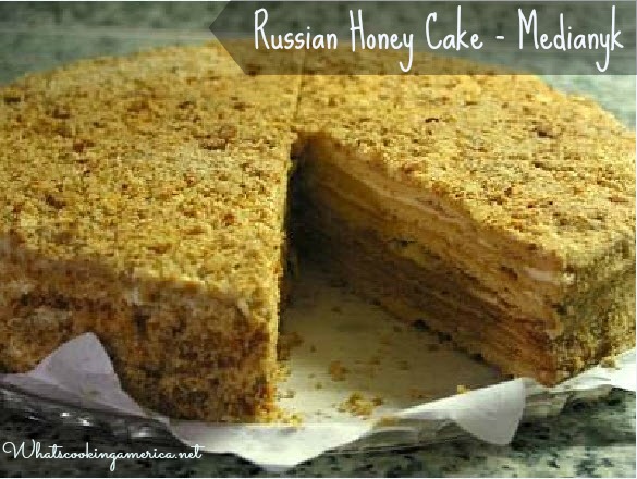 Russian Honey Cake - Medovik