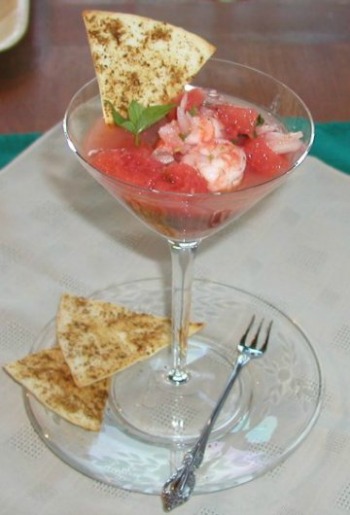 Shrimp Martini Ceviche