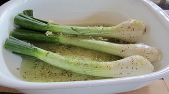 Grilled Green Onions