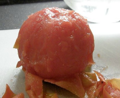 Peeling Fresh Tomatoes