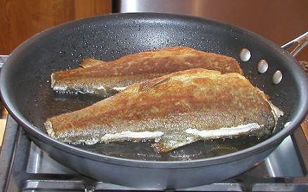 Fried Rainbow Trout