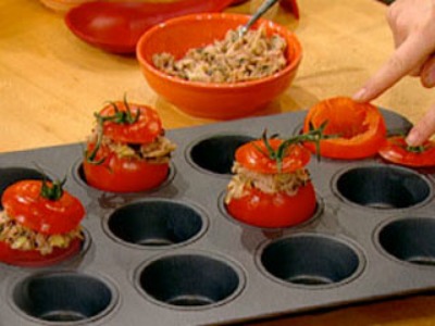 Tomatoes Stuffed with Tuna and Capers