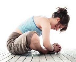 Practicing Yoga