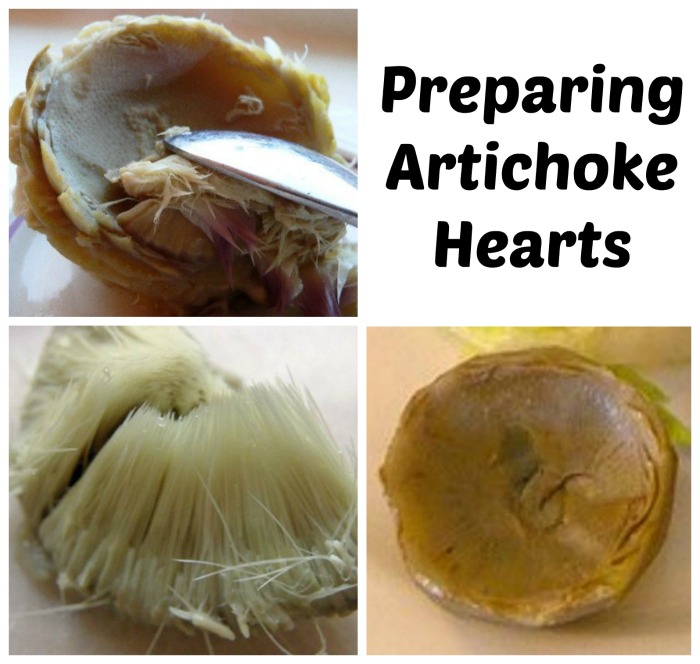 Preparing Artichoke Hearts