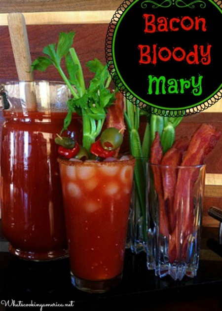 Bacon Bloody Mary Cocktail, Whats Cooking America