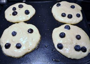 Buttermilk Blueberry Pancakes